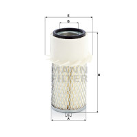 Фильтр воздушный MANN-FILTER C 934 X